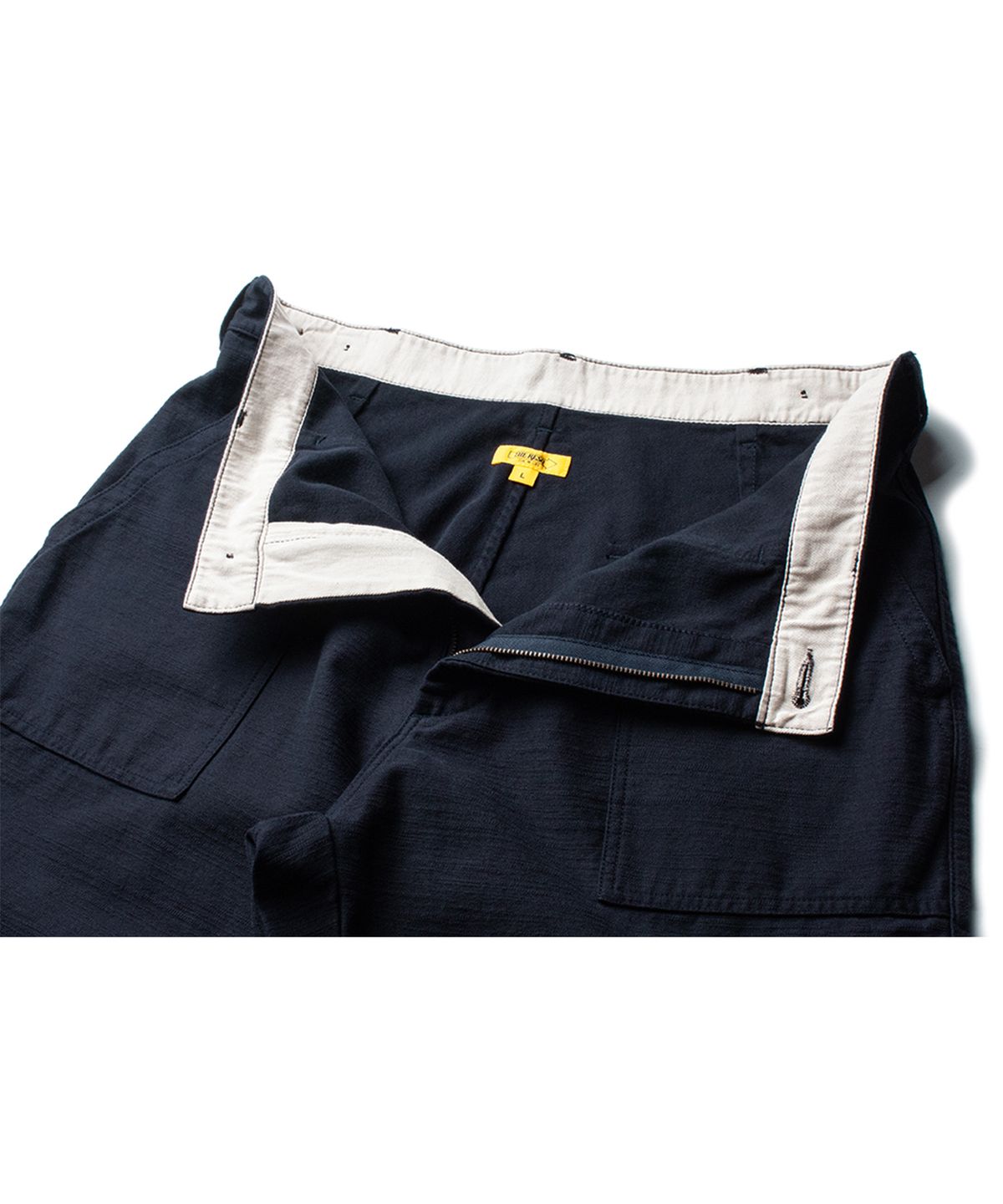 더 레스큐(THE RESQ) COTTON SLUB KILROY PANTS [DARK NAVY]