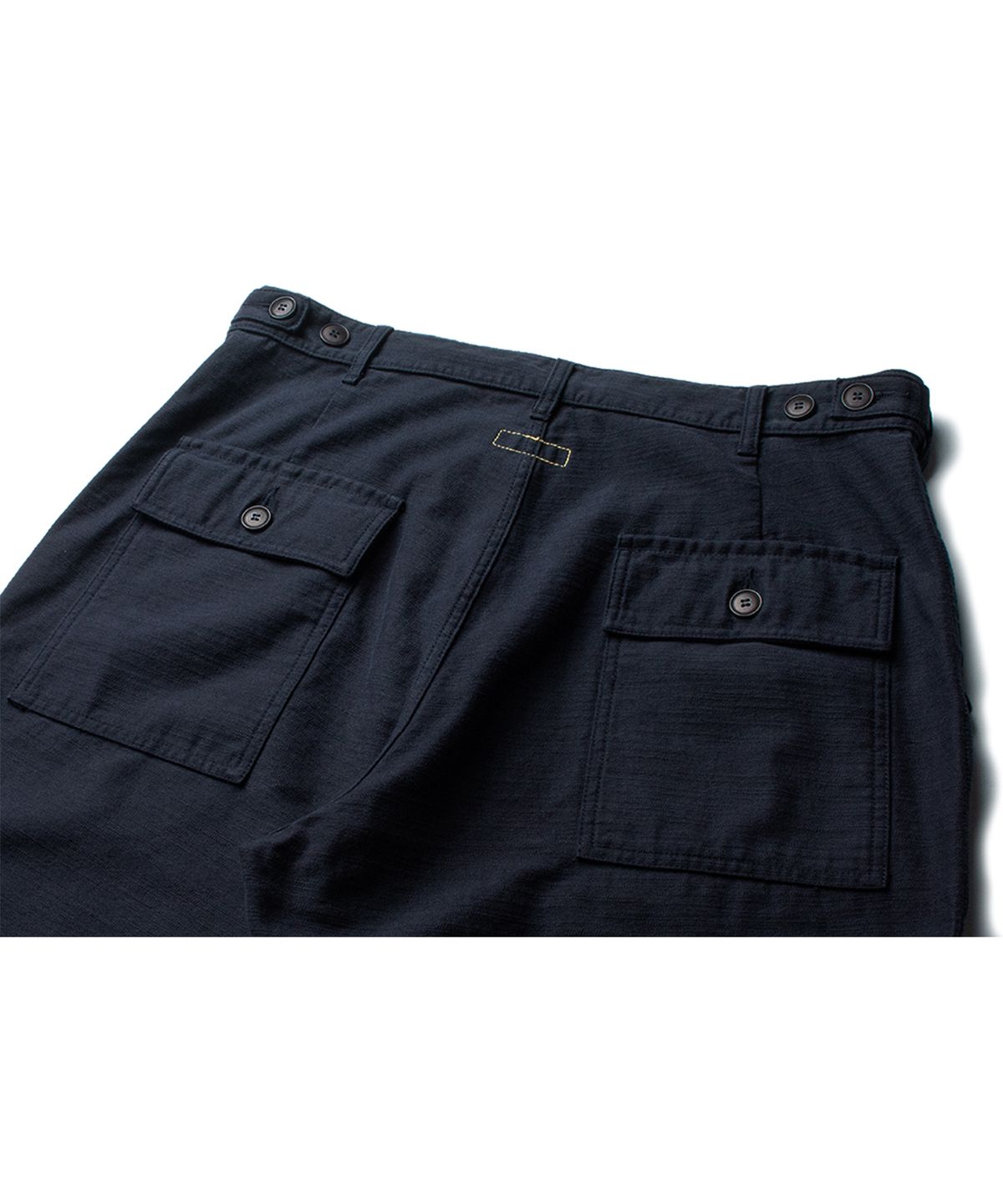 더 레스큐(THE RESQ) COTTON SLUB KILROY PANTS [DARK NAVY]