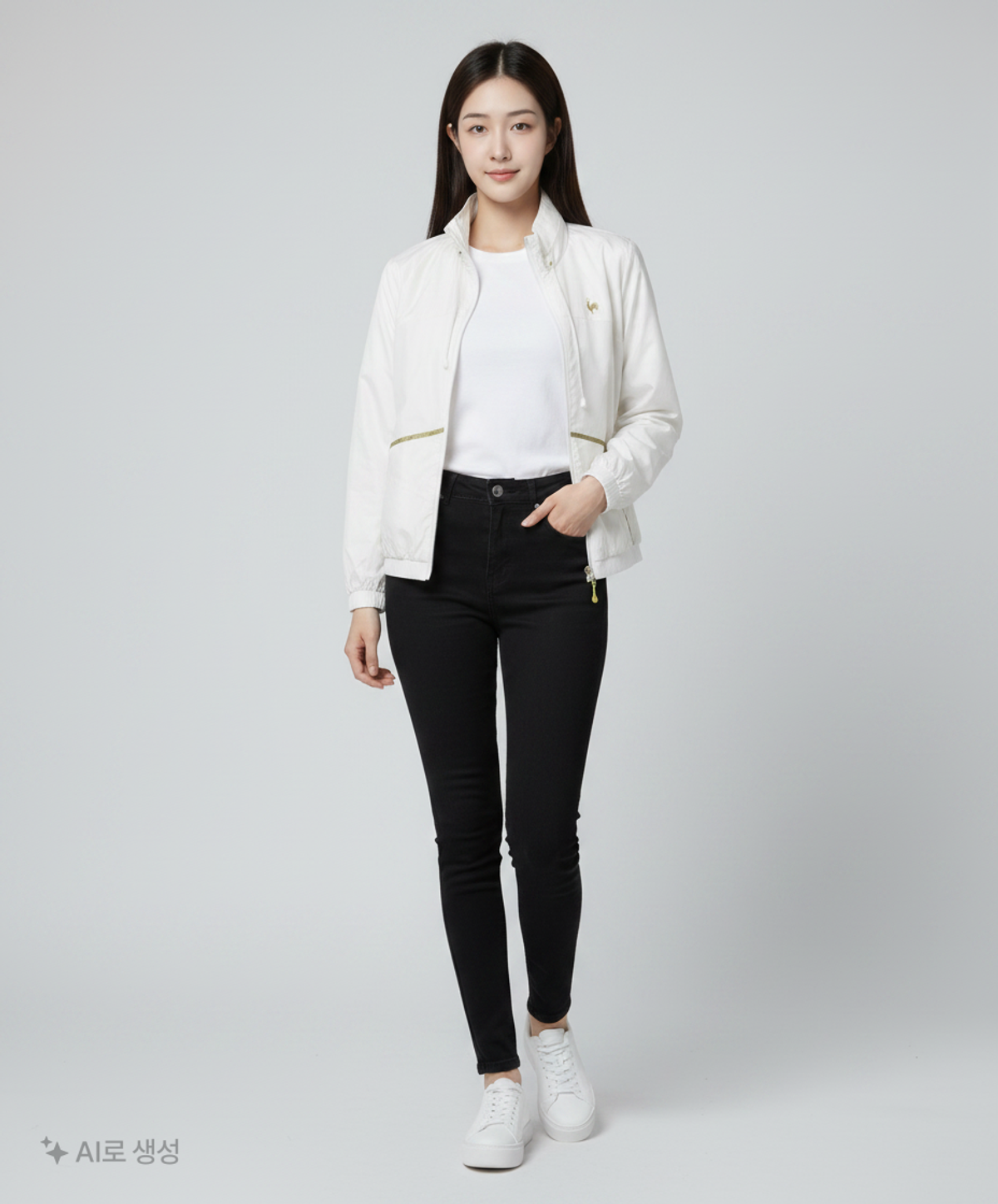 르꼬끄 스포르티브(LE COQ SPORTIF) 나일론/코치 재킷 XS