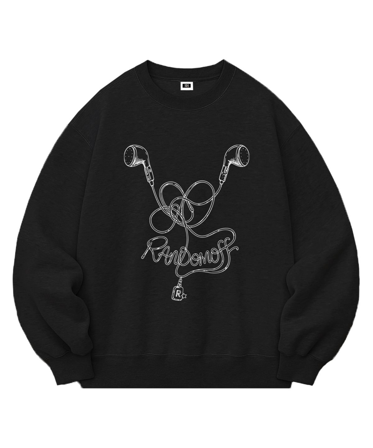 랜덤오프(RANDOMOFF) TANGLED EARPHONE SWEATSHIRT (3color) [RLZM_0010]