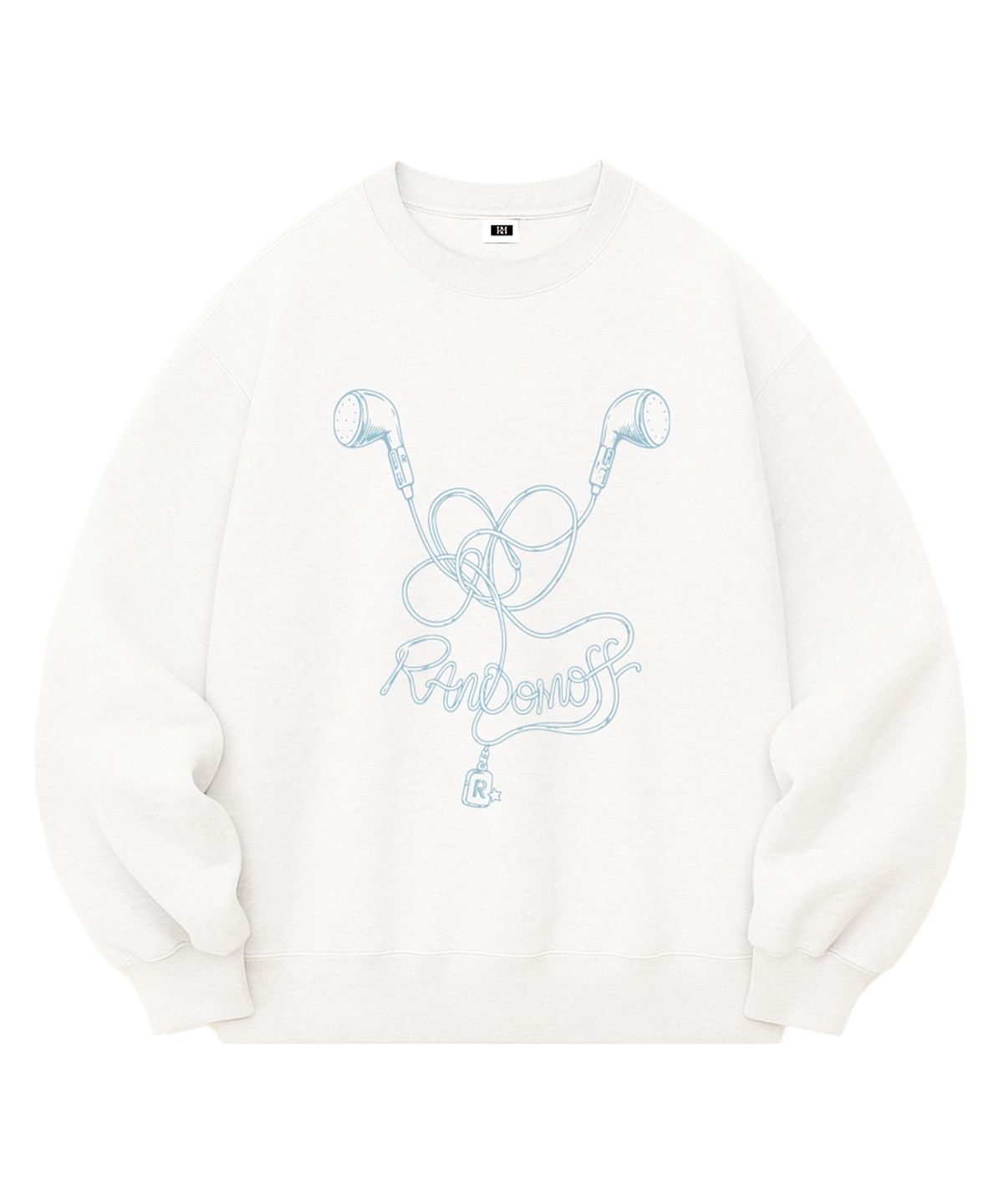 랜덤오프(RANDOMOFF) TANGLED EARPHONE SWEATSHIRT (3color) [RLZM_0010]