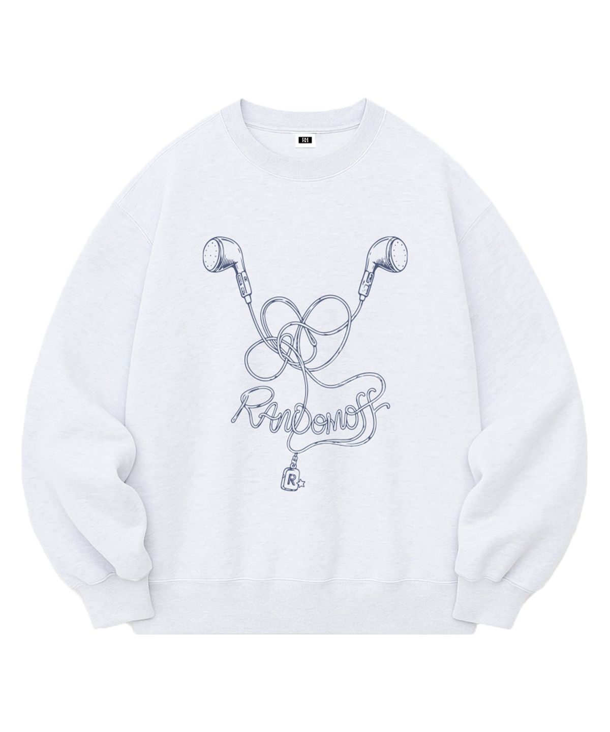 랜덤오프(RANDOMOFF) TANGLED EARPHONE SWEATSHIRT (3color) [RLZM_0010]