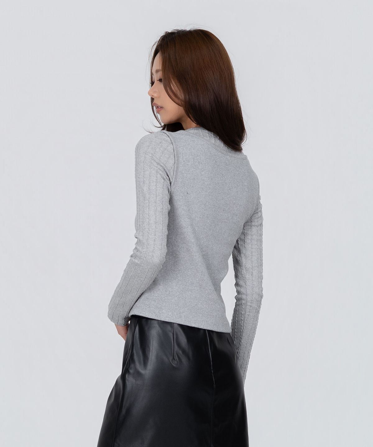 포스333(PHOS333) W Double Layered Long Sleeved