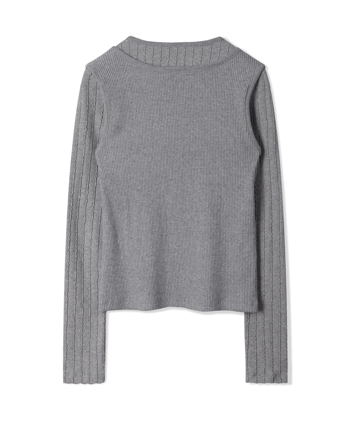 포스333(PHOS333) W Double Layered Long Sleeved
