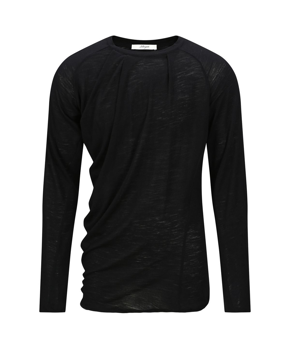 몰프(MORPH) Organism Wool Draped Long Sleeve