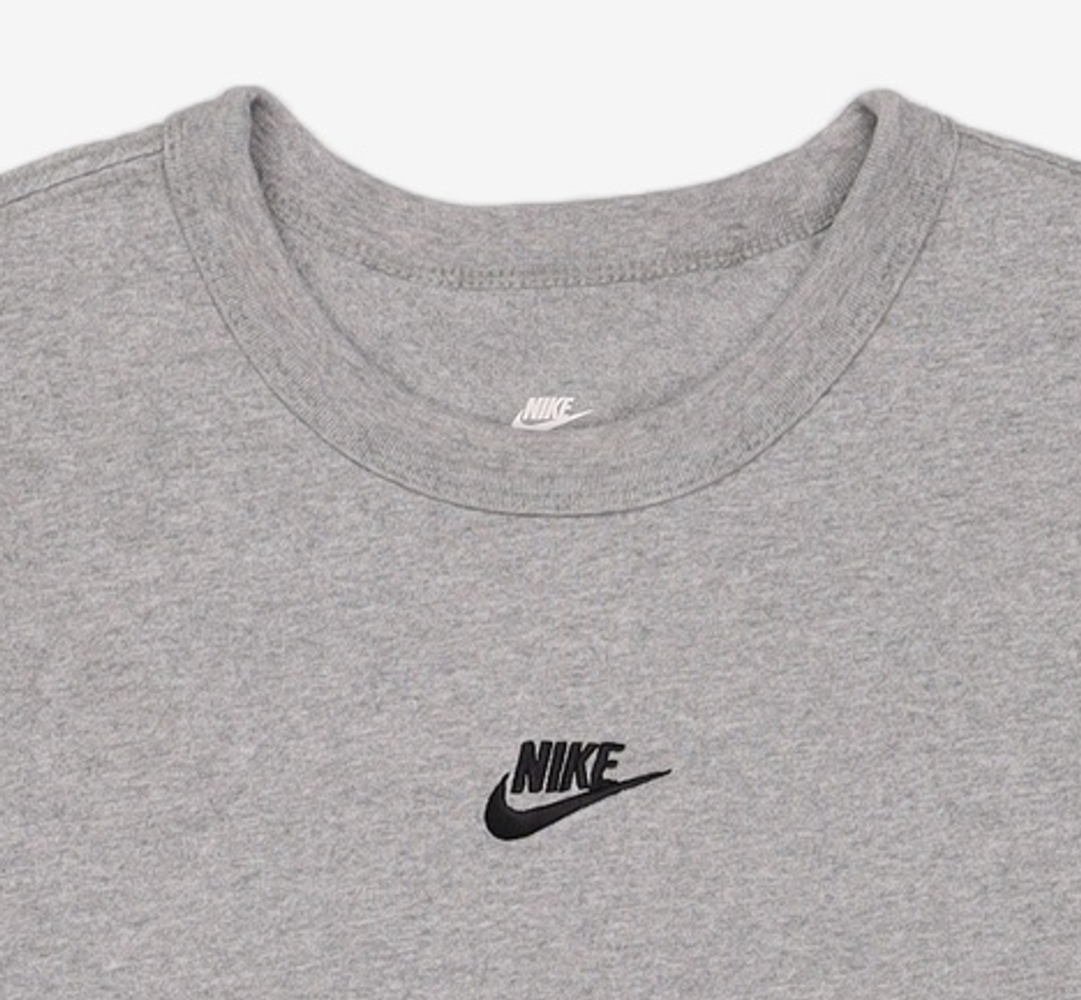 나이키(NIKE) 스포츠웨어 프리미엄 에센셜 티셔츠 M - 다크 그레이 헤더 / DO7393-063 XL