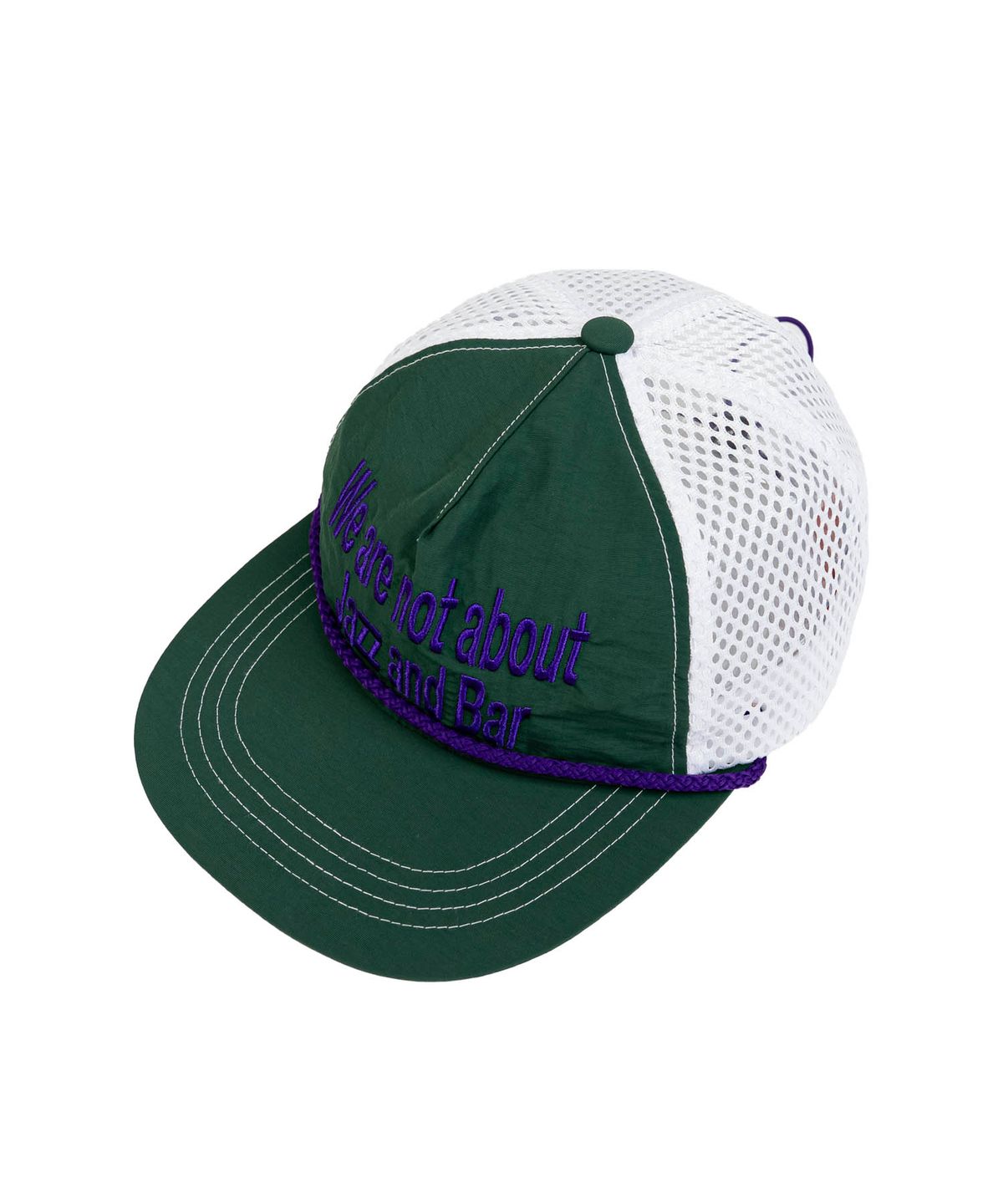 재즈앤바(JAZZ&BAR) WNJB Trucker Cap (Rex) - We are not about jazz and bar