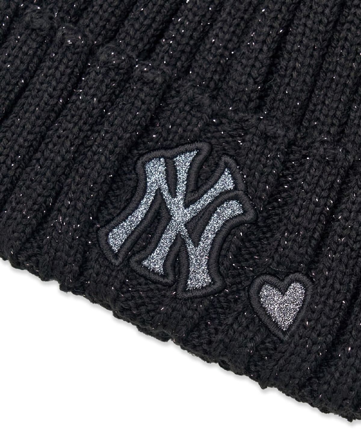 엠엘비 키즈(MLB KIDS) 스톤 여아 젤리 비니 NY (Black)
