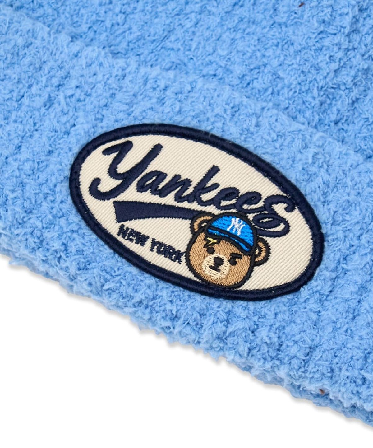 엠엘비 키즈(MLB KIDS) 메가베어 귀장식 비니 NY (L.Blue)