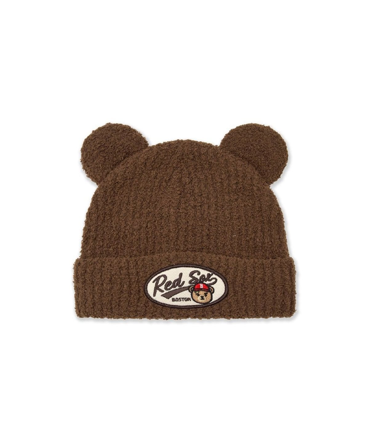 엠엘비 키즈(MLB KIDS) 메가베어 귀장식 비니 BOS (L.Brown)