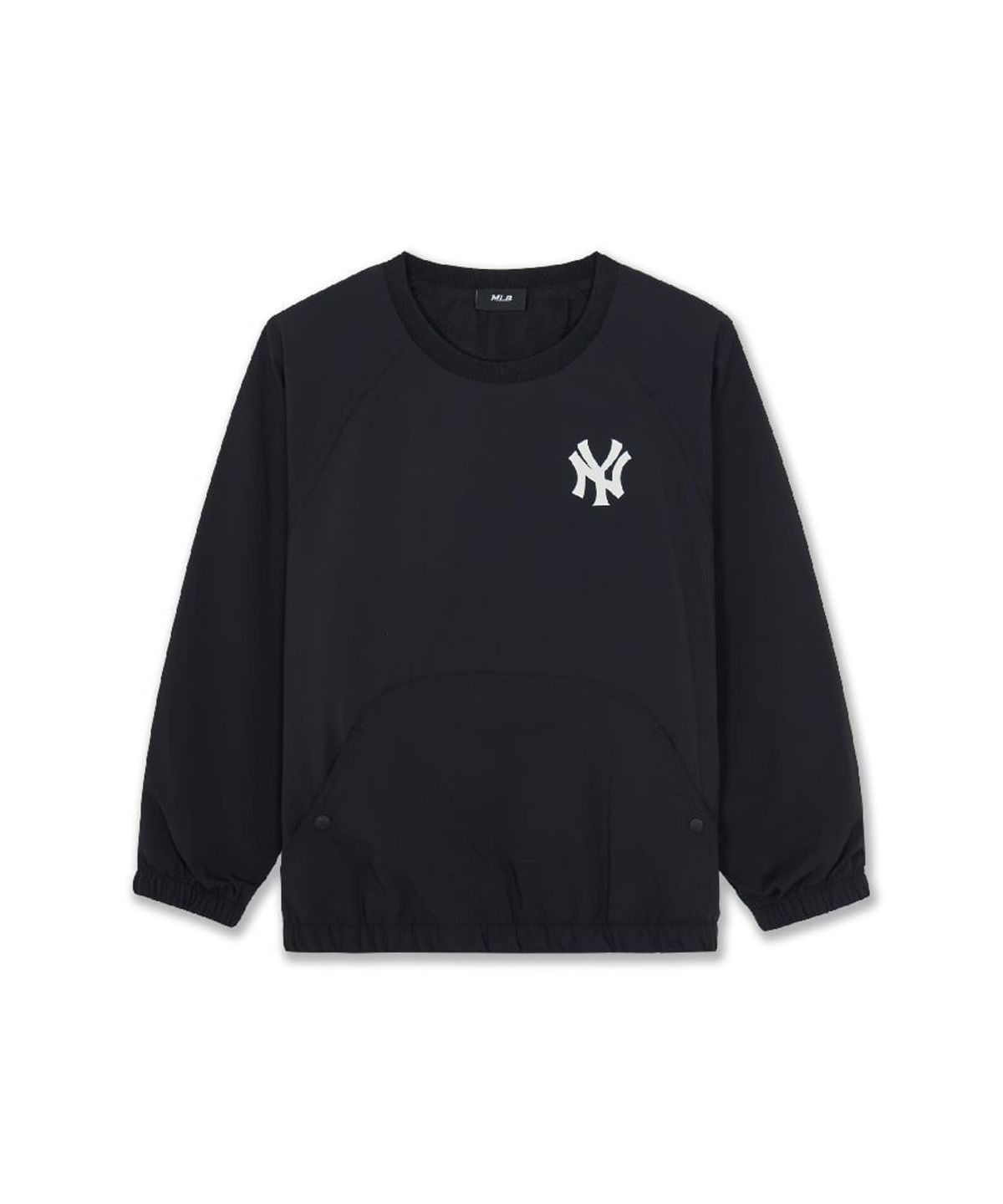 엠엘비 키즈(MLB KIDS) 스포티브 레터링 우븐 맨투맨 세트 NY (Black)