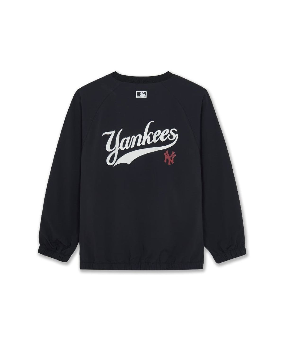 엠엘비 키즈(MLB KIDS) 스포티브 레터링 우븐 맨투맨 세트 NY (Black)
