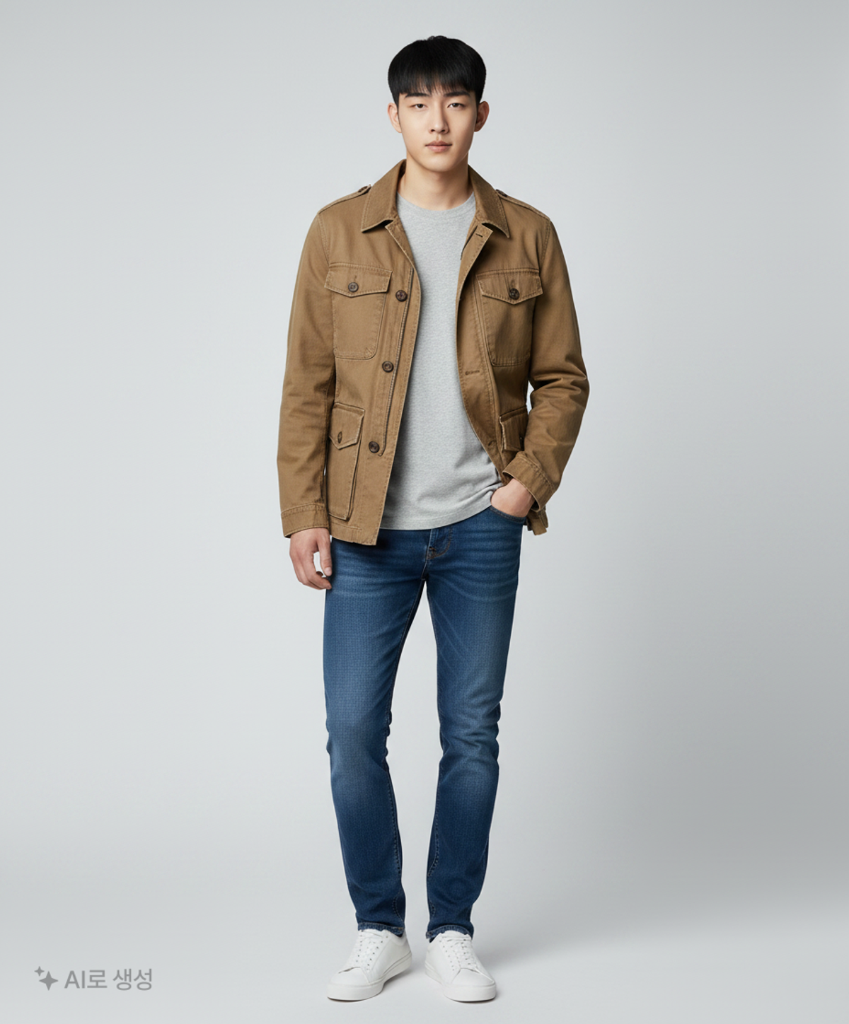 바나나 리퍼블릭(BANANA REPUBLIC) 사파리/헌팅 재킷 M