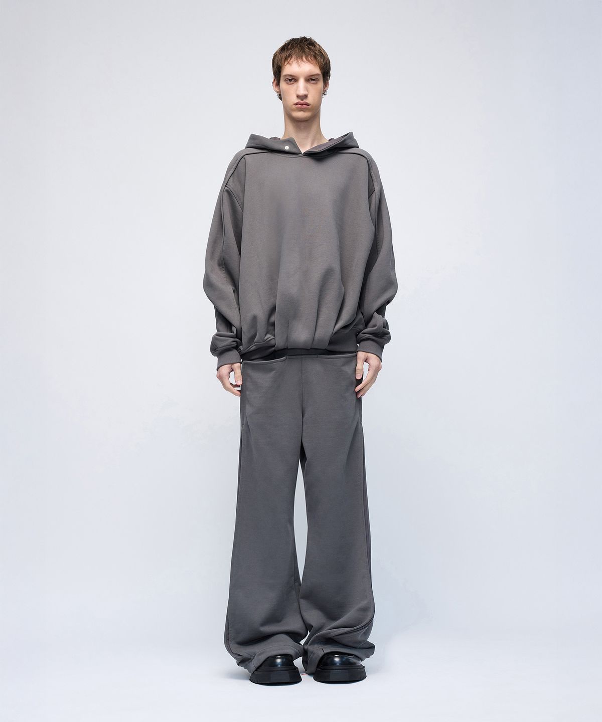 몰프(MORPH) Organism  Draped Hoodie