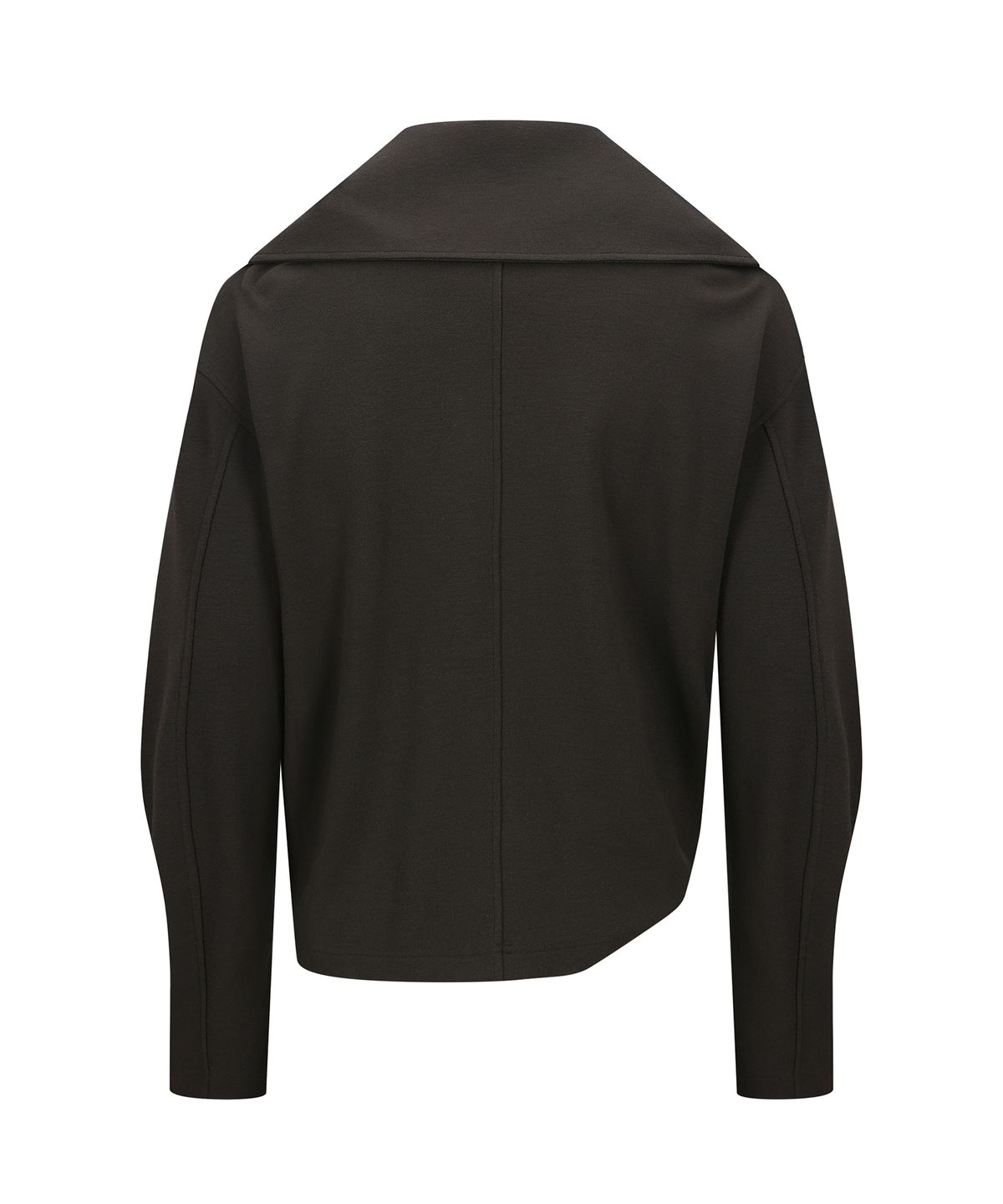 몰프(MORPH) Organism Wool Draped High Neck Sweater
