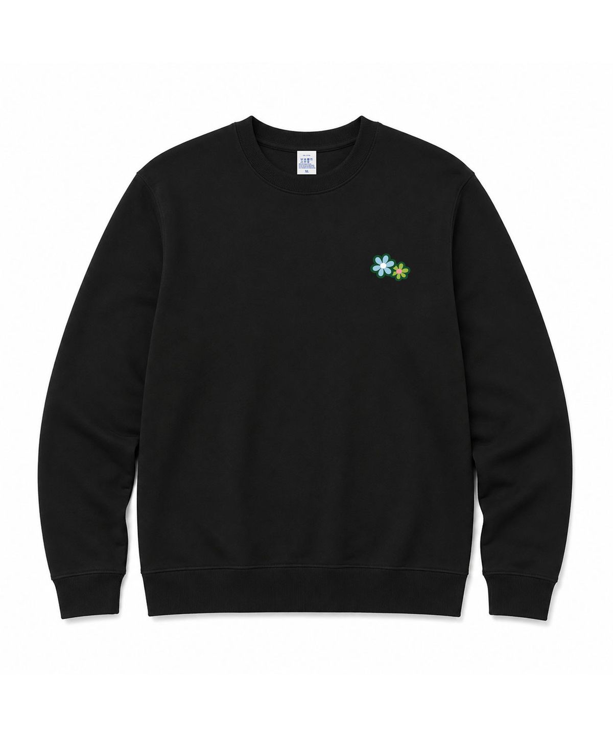 언리미트(UNLIMIT) CARTOON FLOWER CREWNECK (U26DTTS46W)