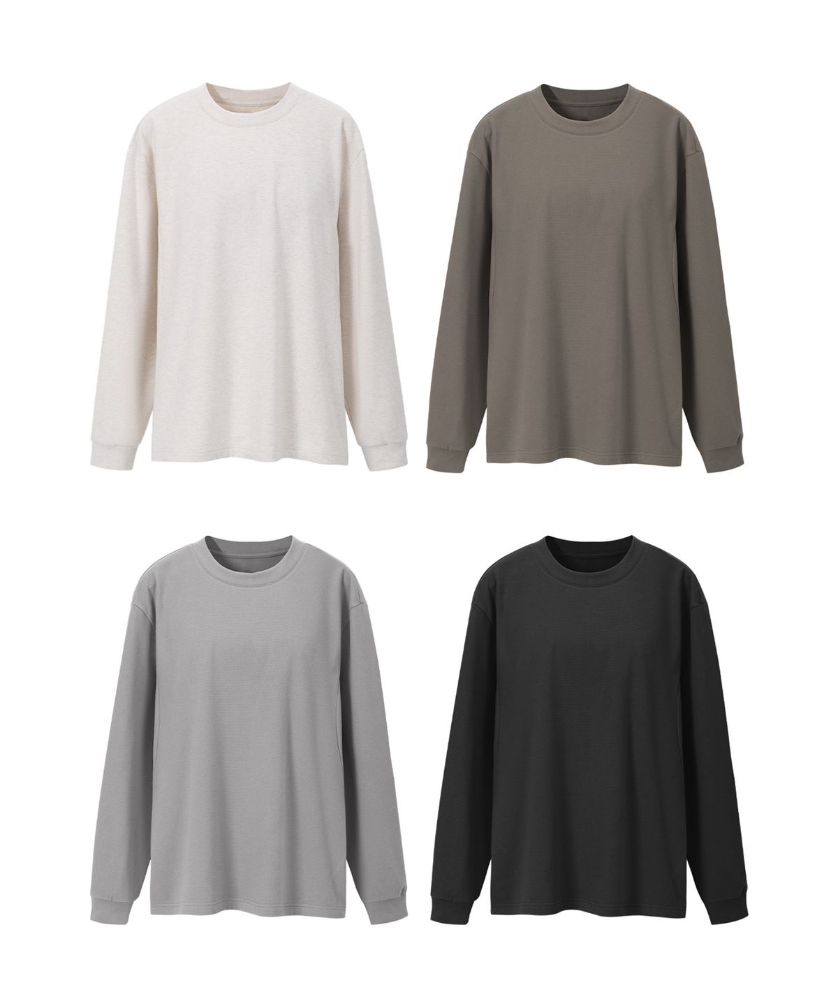 버튼서울(BUTTON SEOUL) 소프트 울 실크 블렌드 롱슬리브 (4 COLOR)
