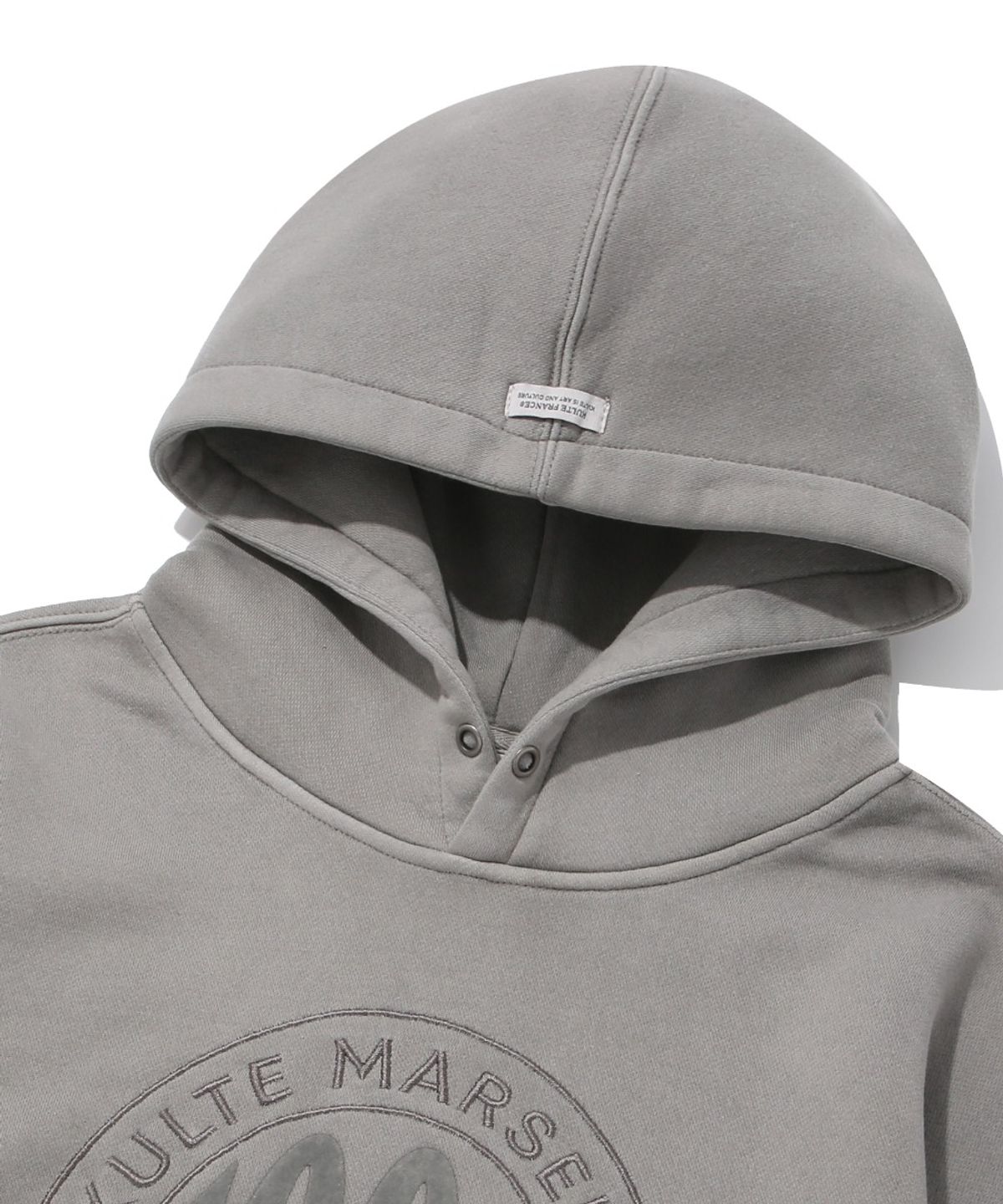 쿨트(KULTE) 1998 CIRCLE PIGMENT HOODIE_GREY