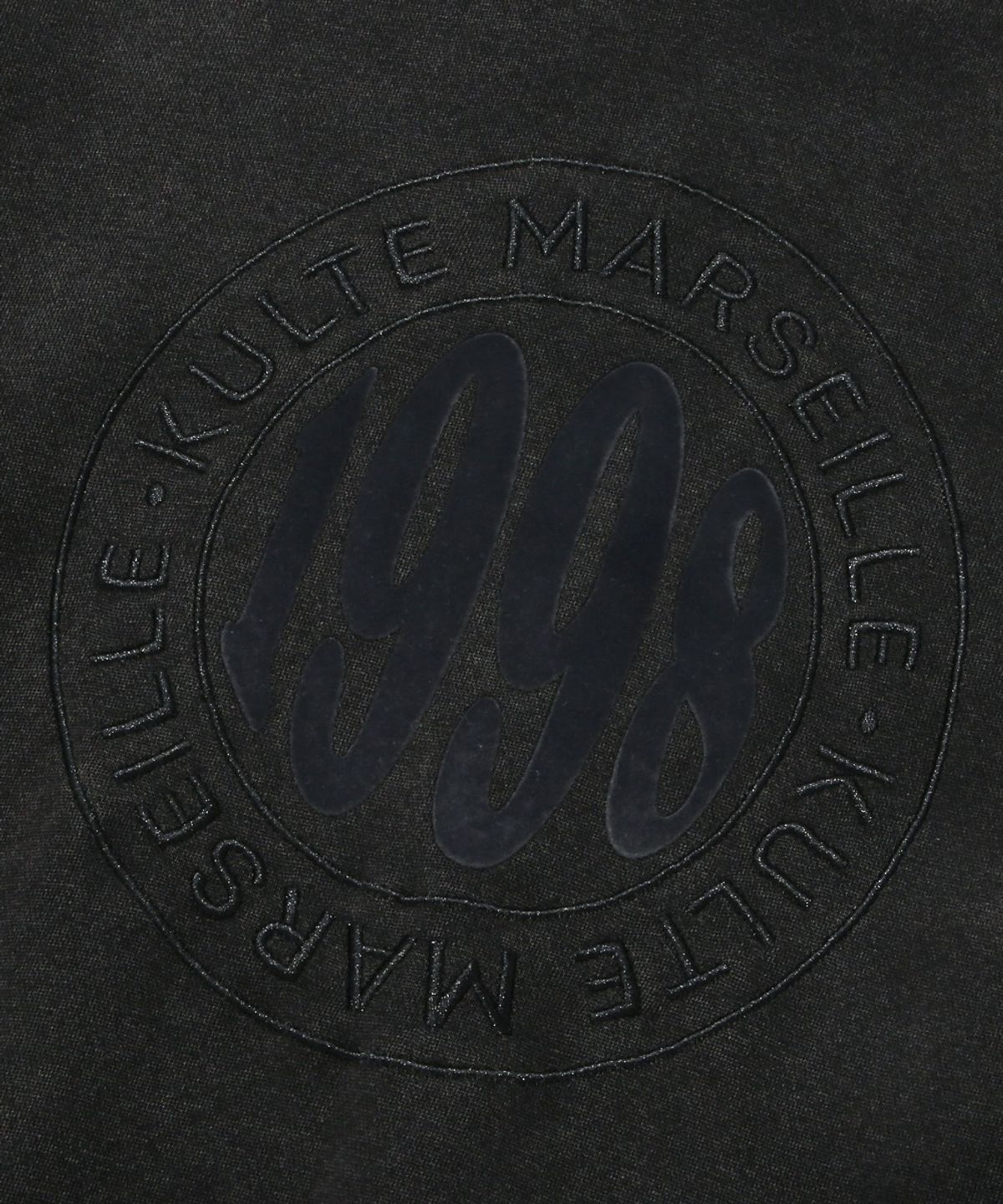 쿨트(KULTE) 1998 CIRCLE PIGMENT HOODIE_BLACK