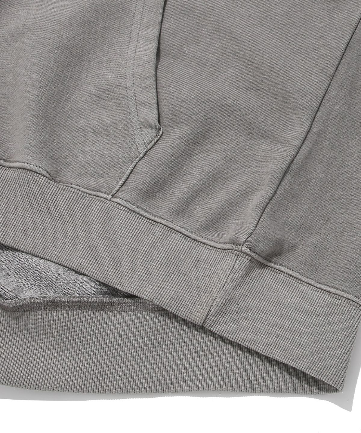 쿨트(KULTE) PIGMENT ART GRAPHIC TERRY HOODIE_GREY