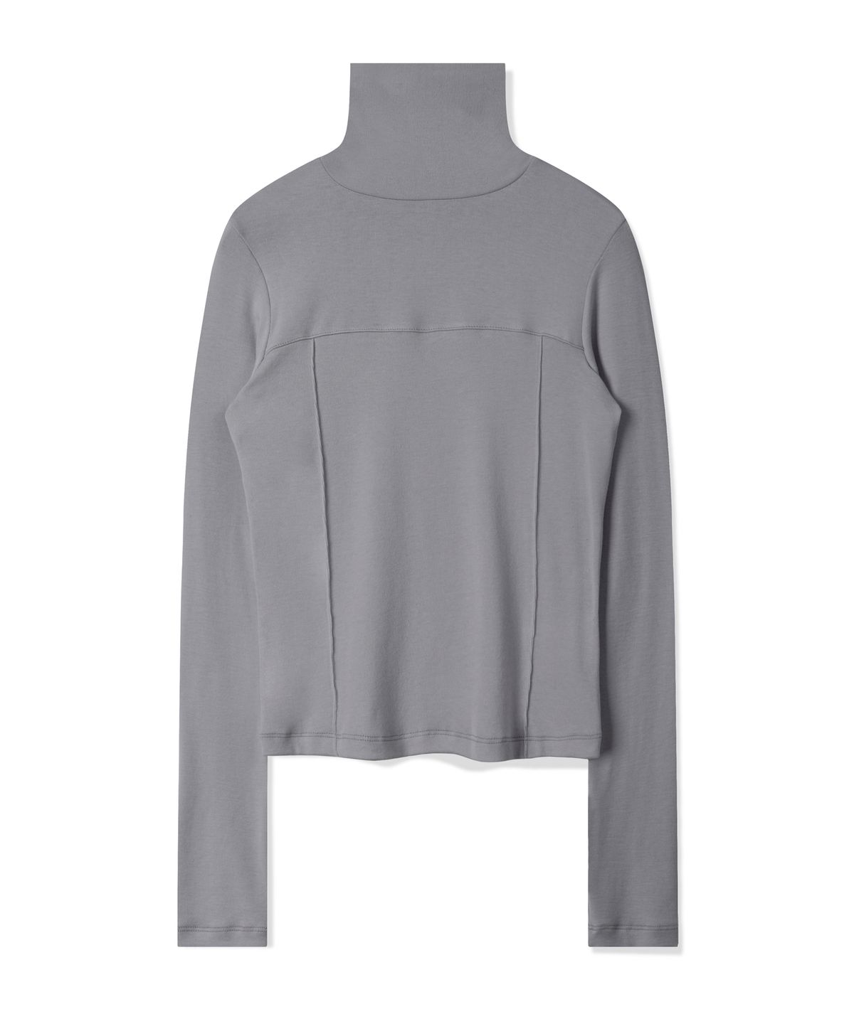 포스333(PHOS333) W Incision-Stitch Turtleneck/Grey