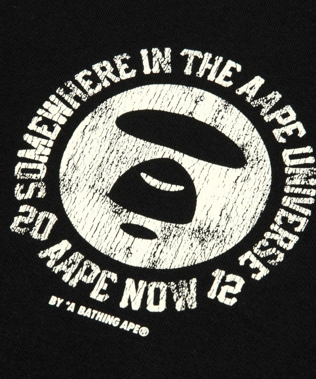 에이프(AAPE) AAPEUNVS 롱슬리브 티셔츠 블랙 / AAPLTM1971XXRBKX
