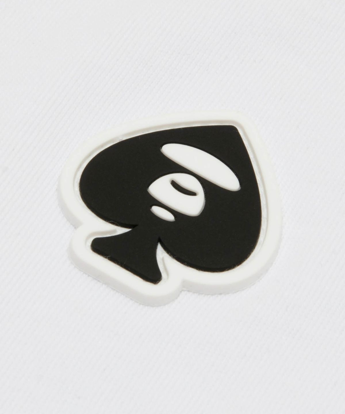 에이프(AAPE) AAPENOW Spades Moonface 로고 롱 티셔츠 블랙 / AAPLTM1948XXRBKX