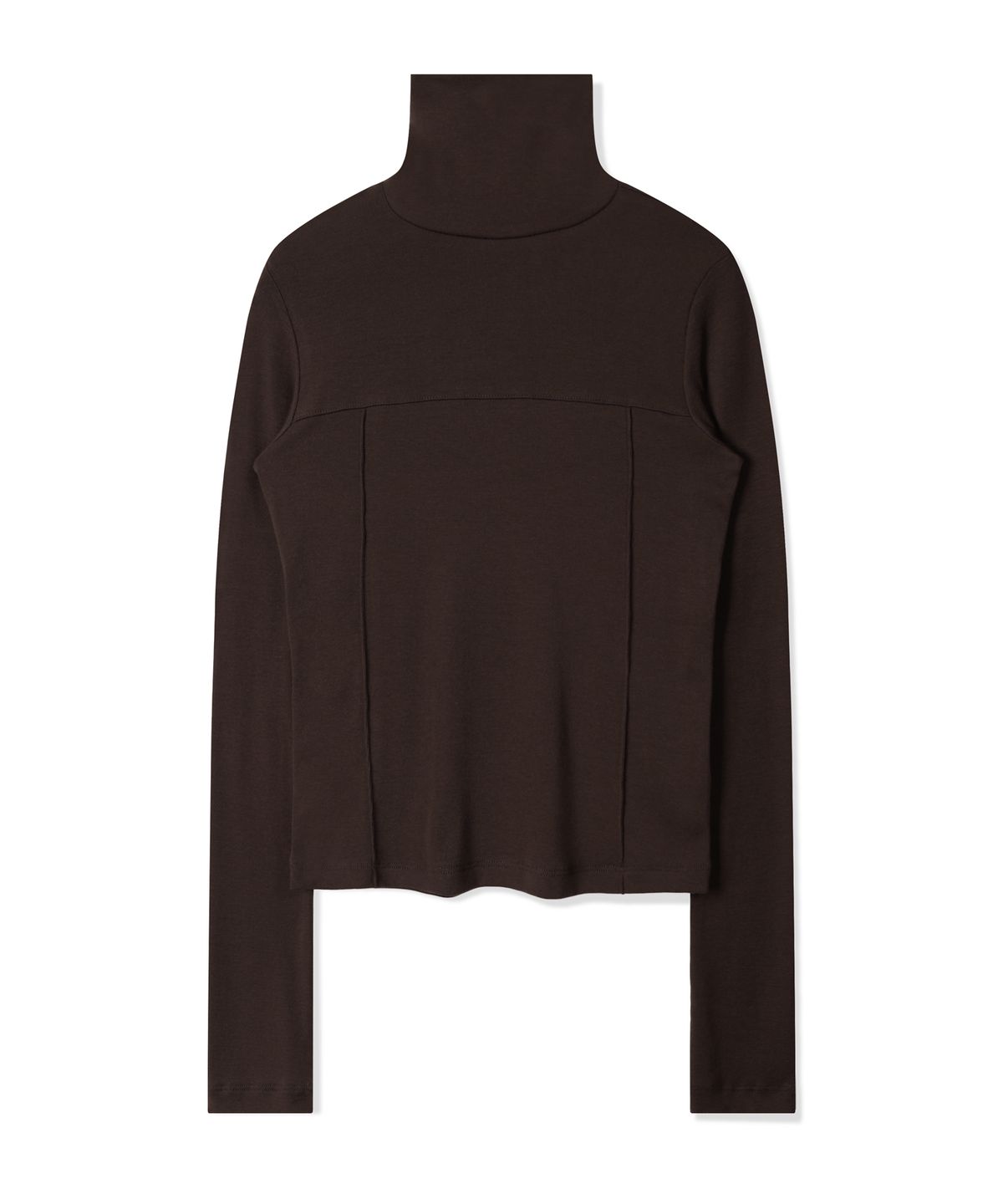포스333(PHOS333) W Incision-Stitch Turtleneck/Brown