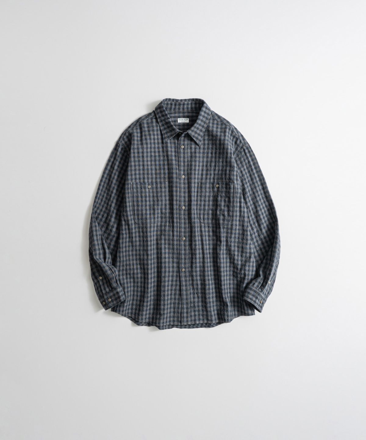 비헤비어(BEHEAVYER) BOILED C/W ROVER SHIRTS navy