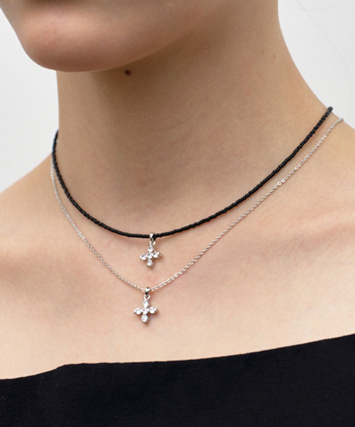 앤 서울(ANNE SEOUL) T cross necklace