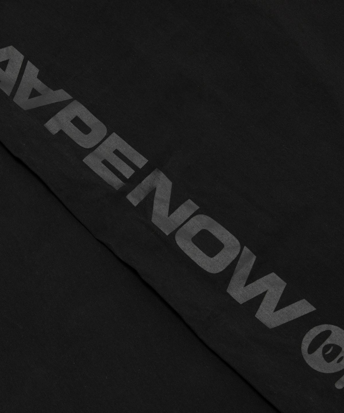에이프(AAPE) AAPENOW Moonface 카고 팬츠 블랙 / AAPPTMD645XXRBKX