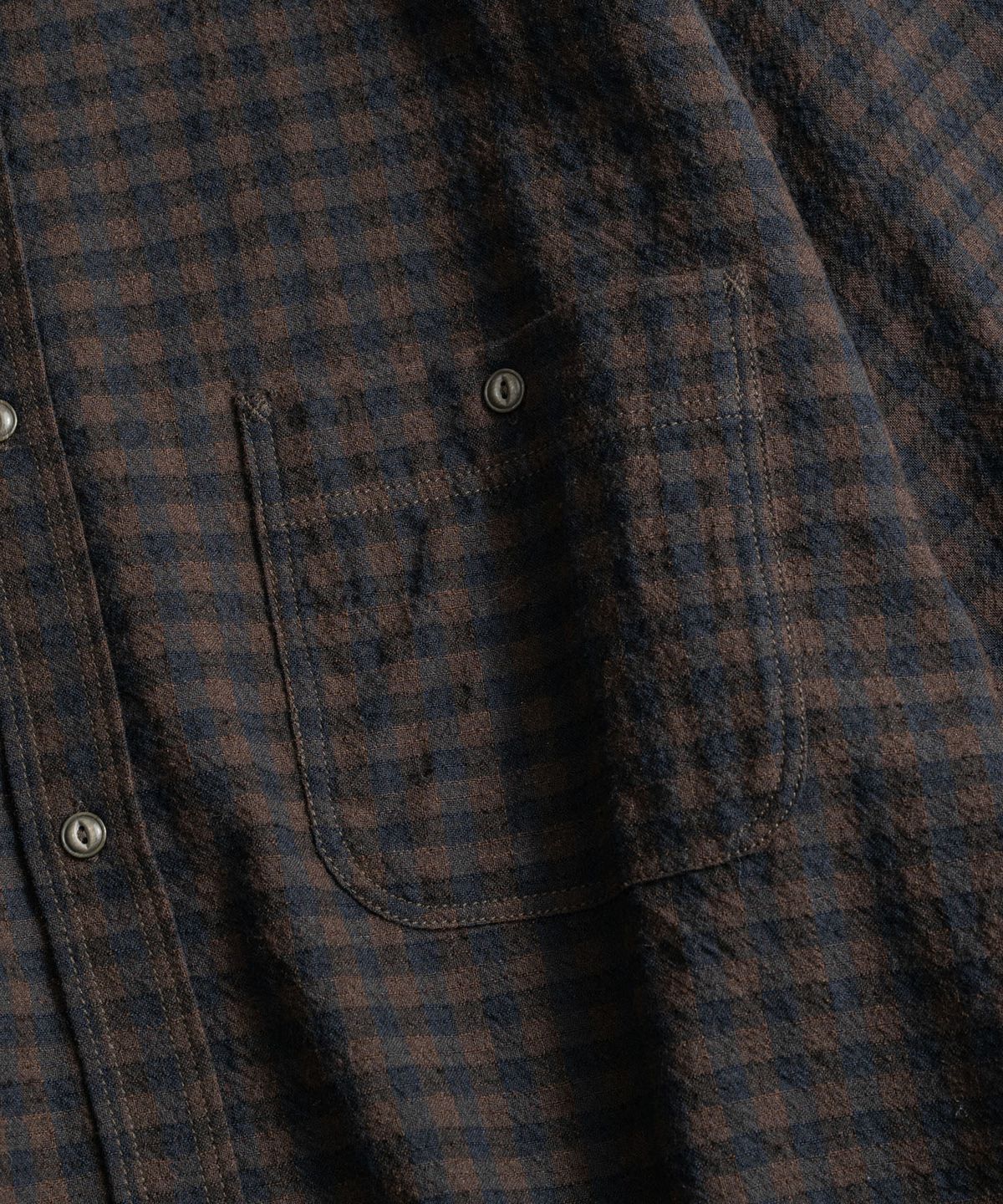 비헤비어(BEHEAVYER) BOILED C/W ROVER SHIRTS brown