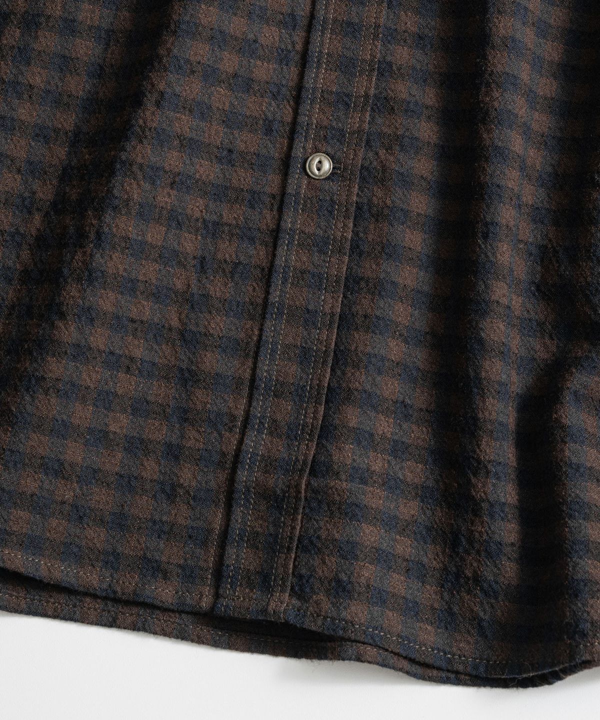 비헤비어(BEHEAVYER) BOILED C/W ROVER SHIRTS brown