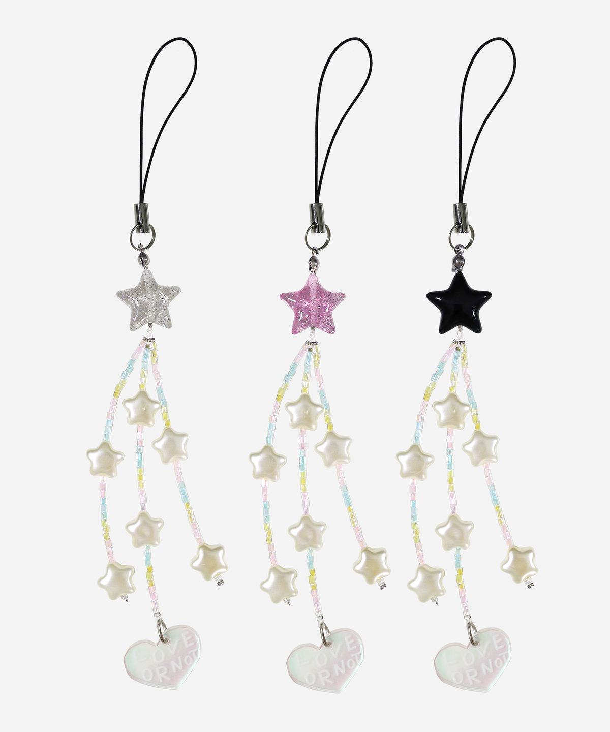 러브오낫(LOVE OR NOT) 비즈스트랩/부착키링_Shooting Star Beads Strap/Keyring
