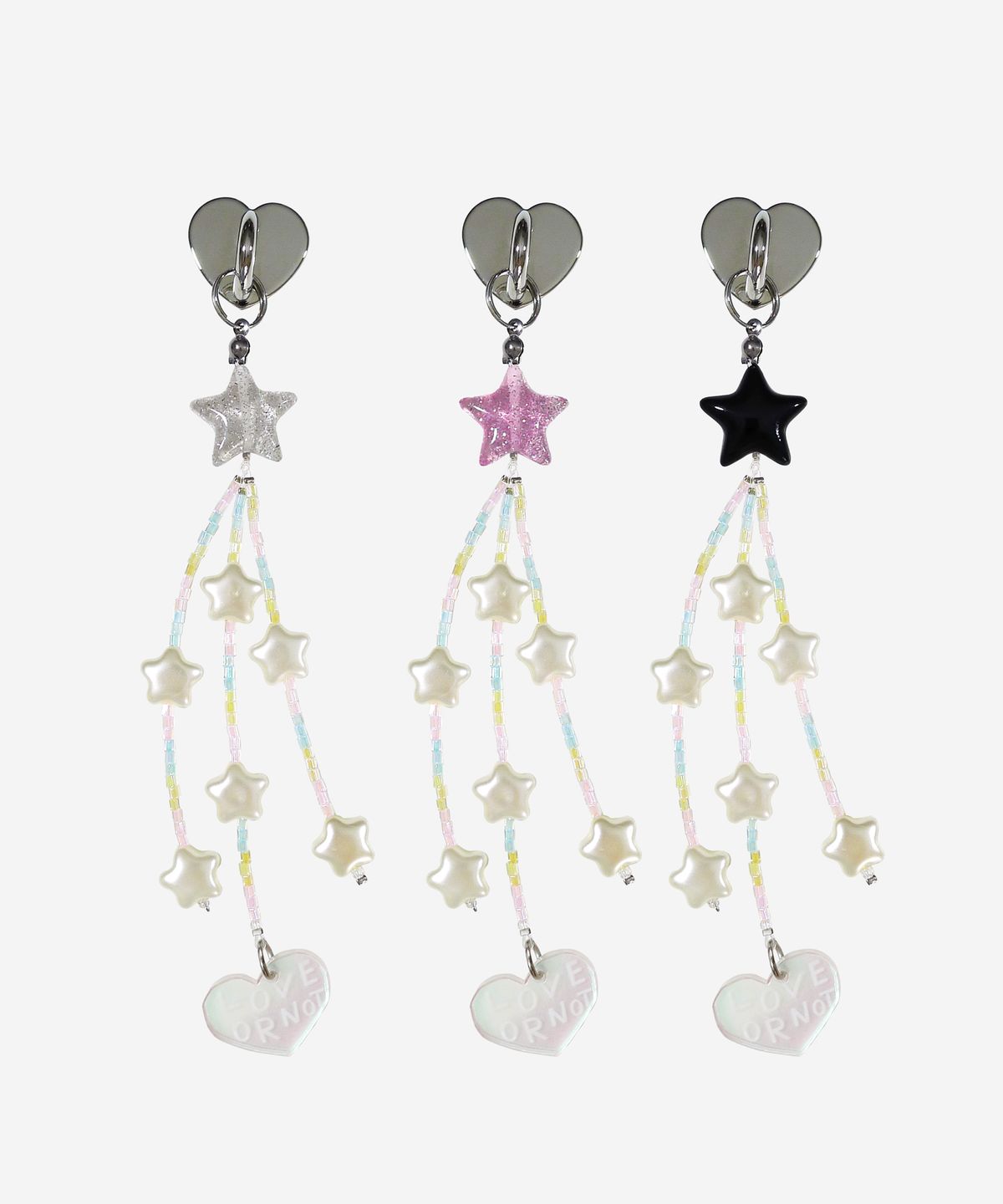 러브오낫(LOVE OR NOT) 비즈스트랩/부착키링_Shooting Star Beads Strap/Keyring