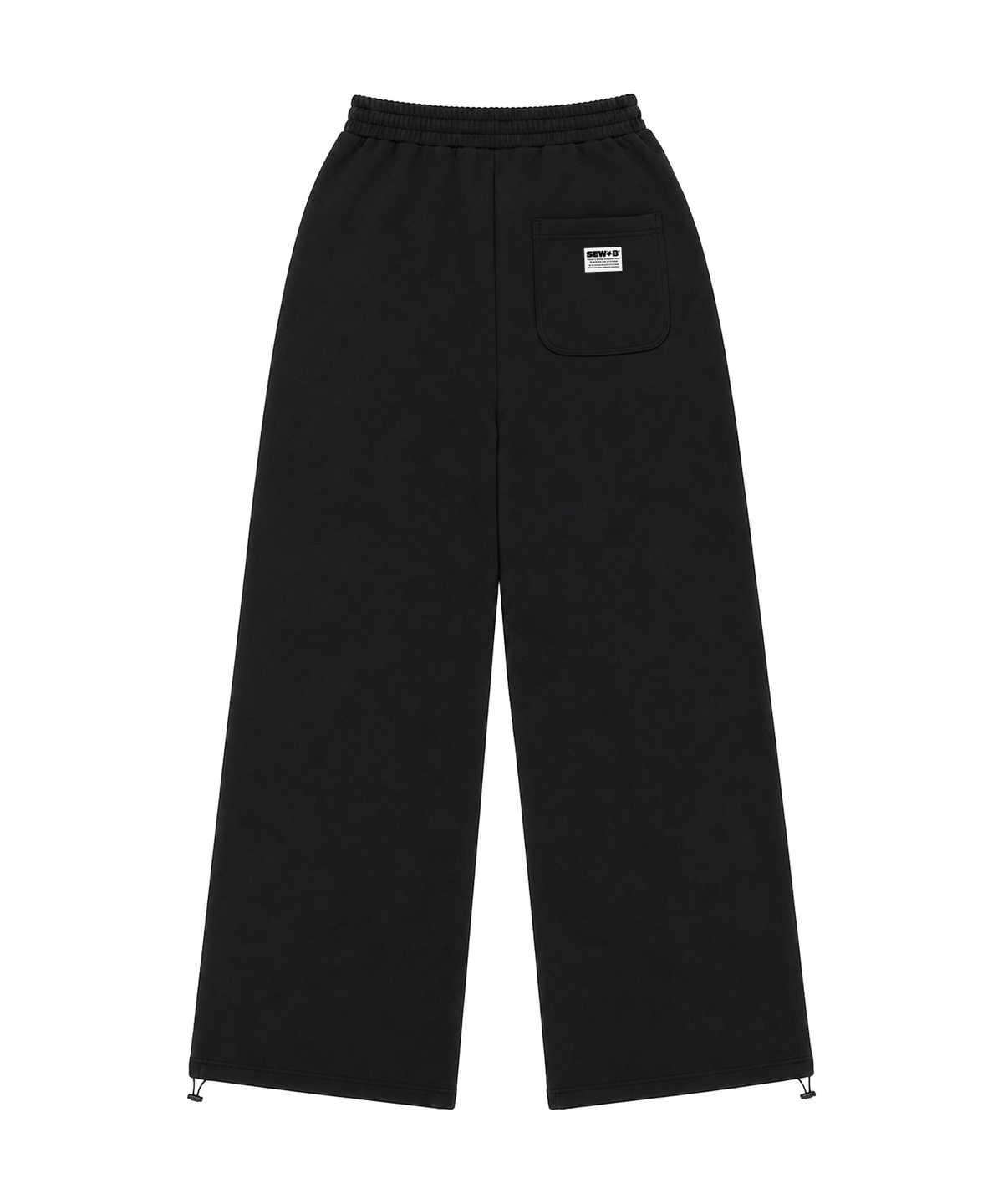 쏘비(SEW-B) ARC2000 커브드 롱팬츠 [블랙]