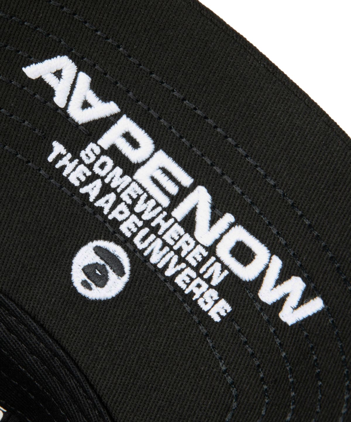 에이프(AAPE) AAPENOW Moonface 캡 블랙 / AAPCPM4865XXRBKX