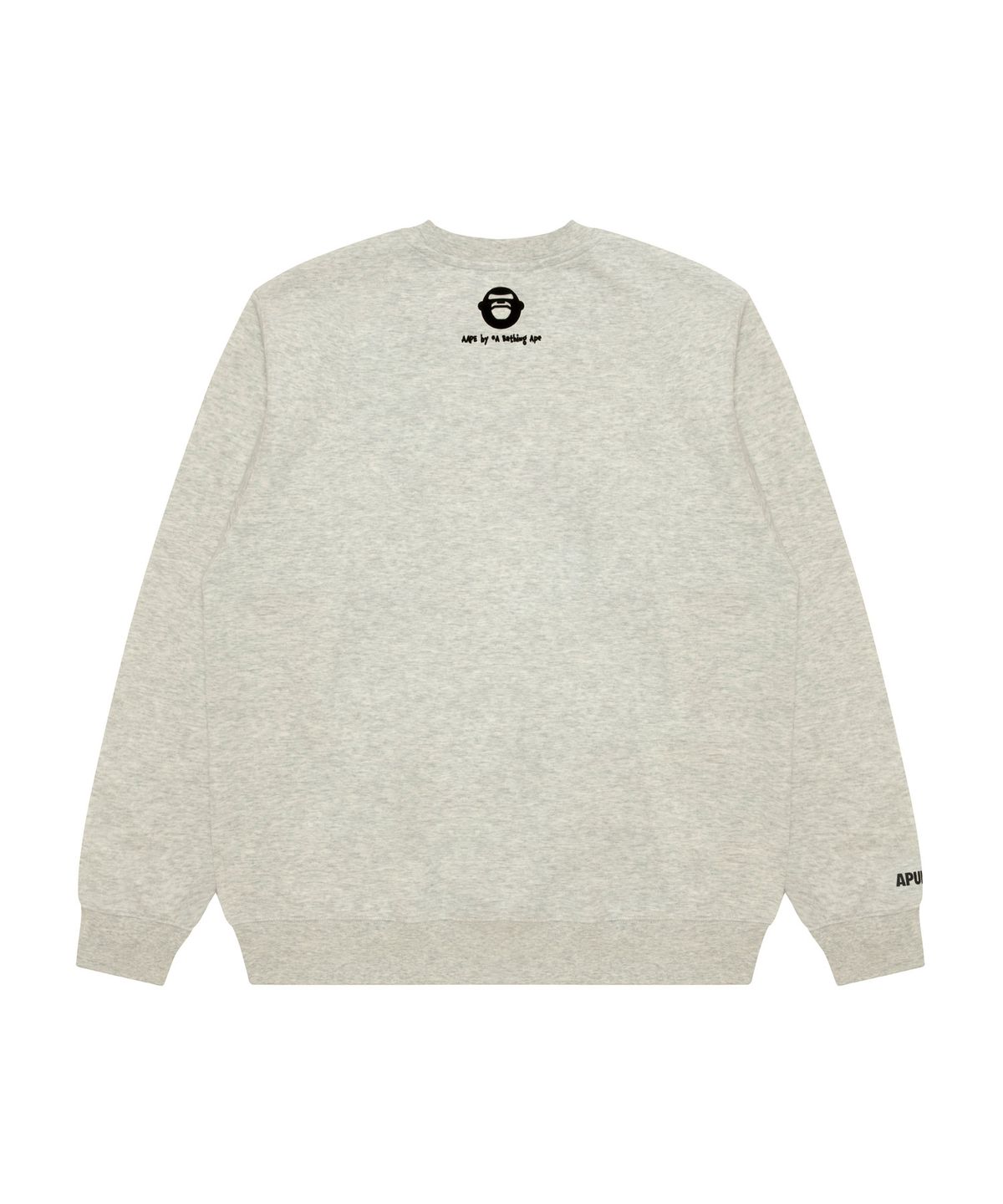 에이프(AAPE) AAPER Aldo 로고 스웨터 그레이 / AAPSWMD389XARWH2