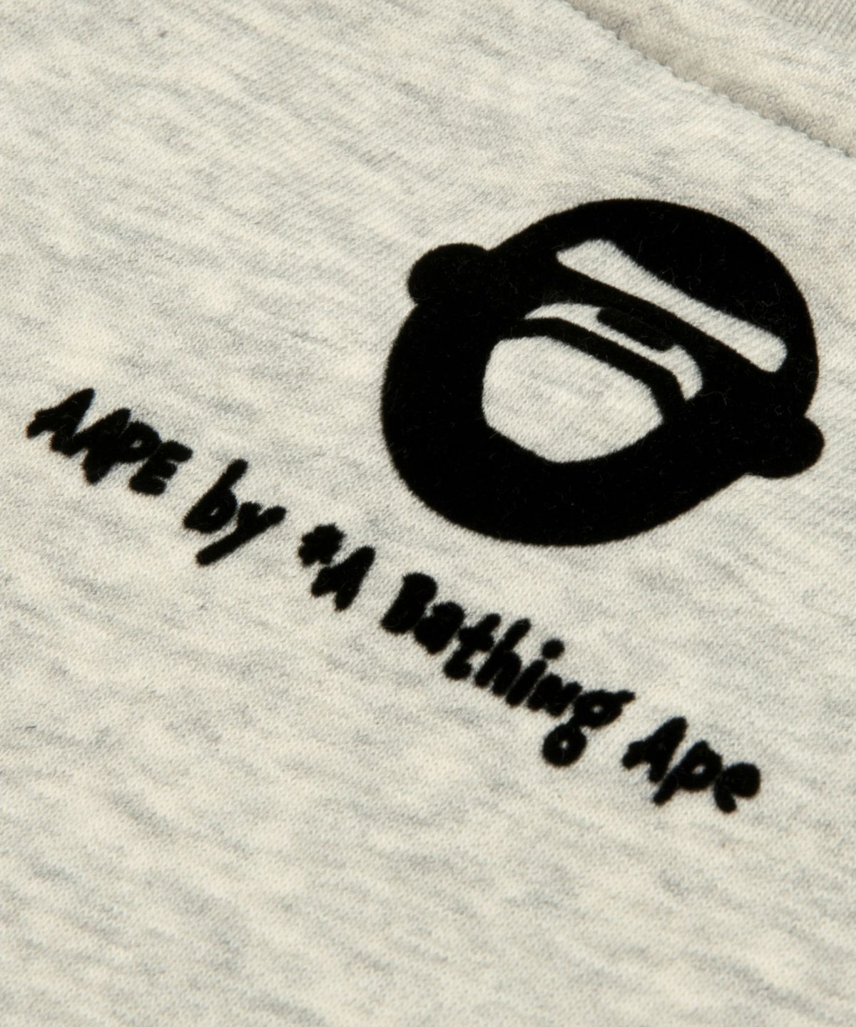에이프(AAPE) AAPER Aldo 로고 스웨터 그레이 / AAPSWMD389XARWH2