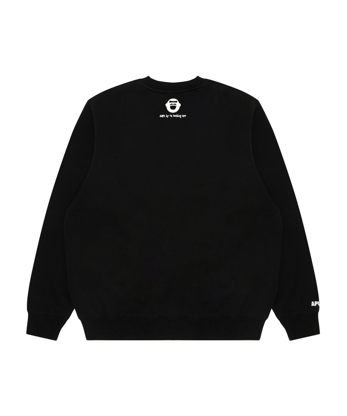에이프(AAPE) AAPER Aldo 로고 스웨터 블랙 / AAPSWMD389XXRBKX