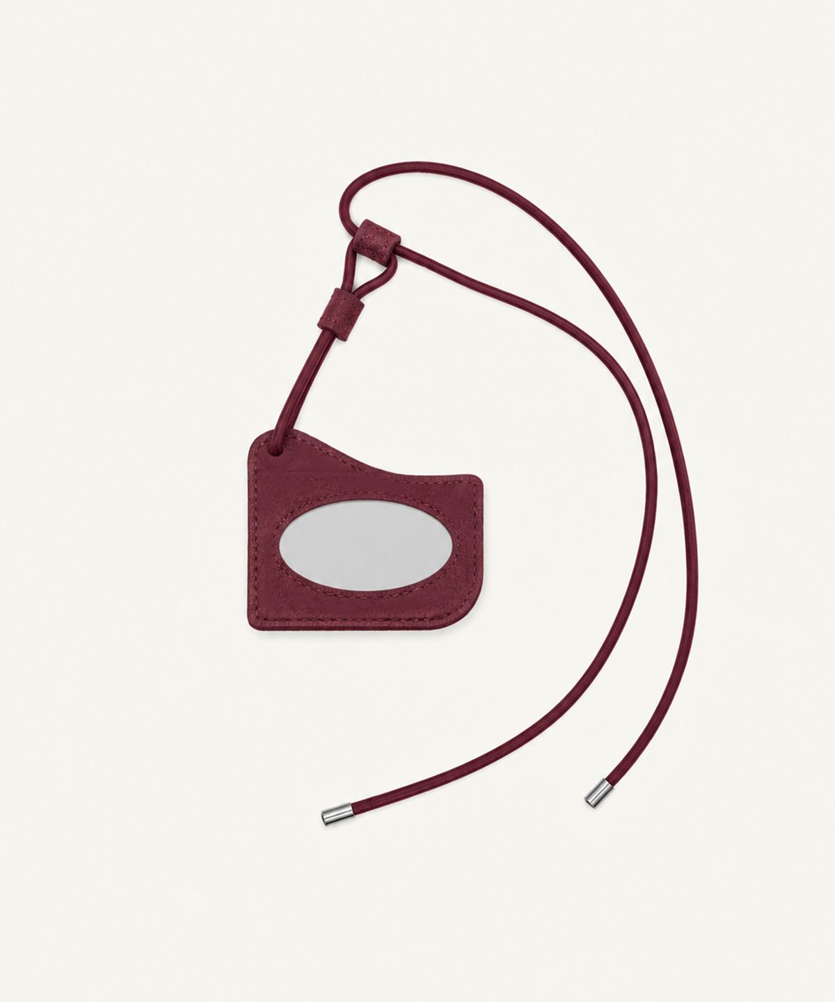 넛넛(NUTNUT) Tie Mirror Keyring - RED