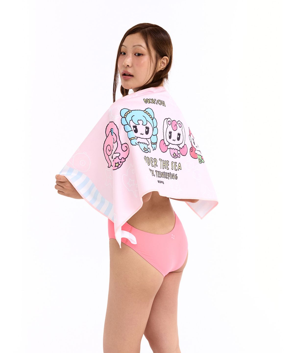 노이토(NOITOW) 티니핑_노이토 스포츠타월 핑크