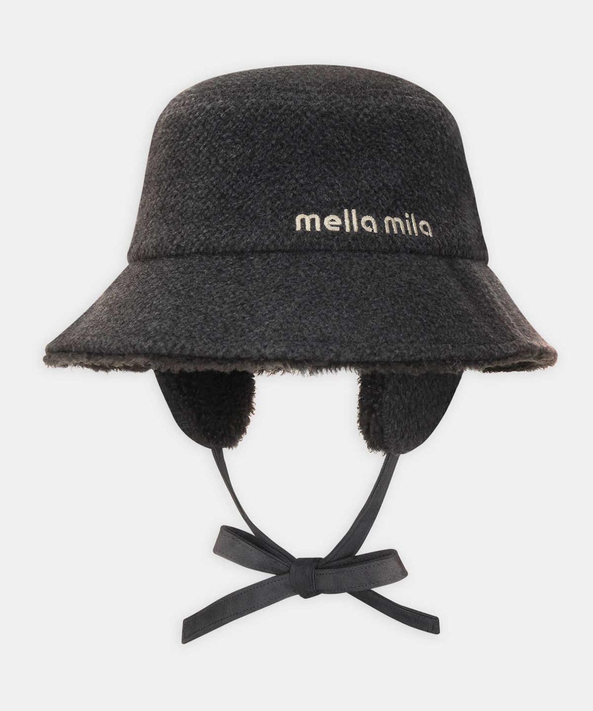 멜라밀라(MELLAMILA) 멜라밀라 테디 이어머프 울 버킷햇 (4colors)