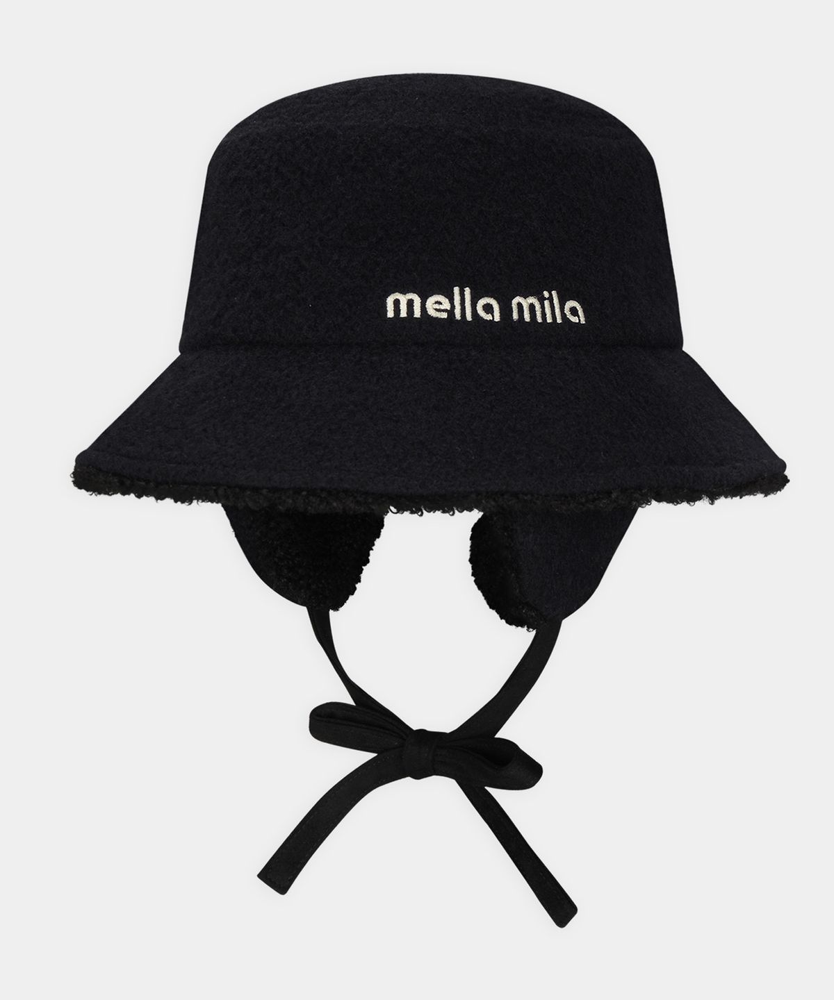 멜라밀라(MELLAMILA) 멜라밀라 테디 이어머프 울 버킷햇 (4colors)