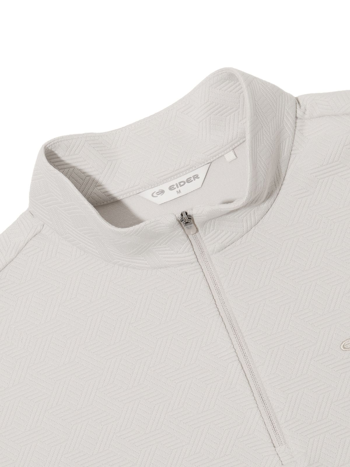 아이더(EIDER) JACQUARD D (자카드 D) 남성 짚업 티셔츠_Grayish BEIGE