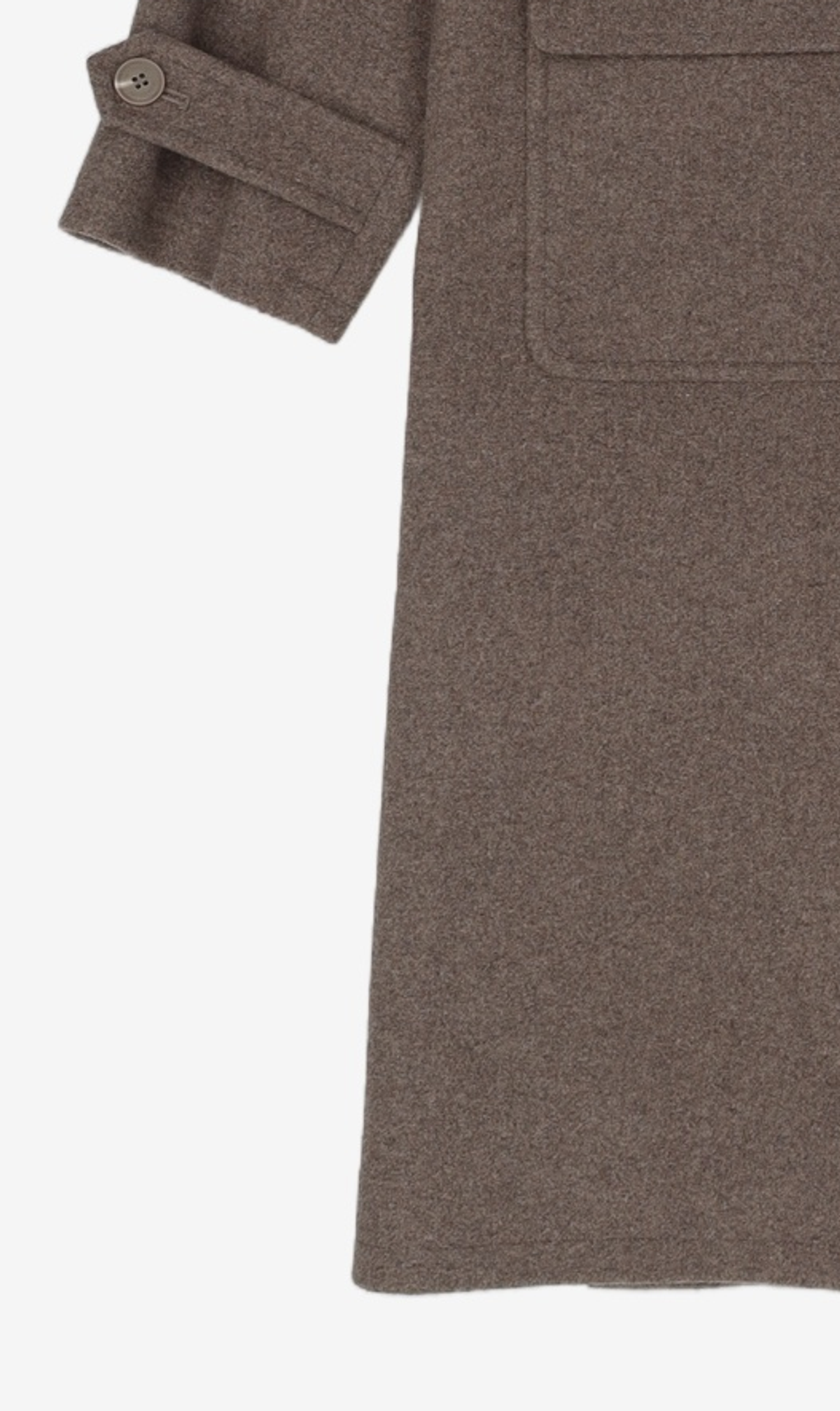 어반디타입(URBANDTYPE) 히티트울 발마칸 코트(Wool 60)_베이지브라운 S