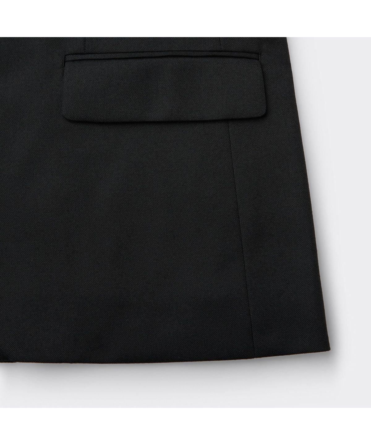 커스텀멜로우(CUSTOMELLOW) 블랙 레귤러핏 울 셋업 자켓 CWJAA26601BKX