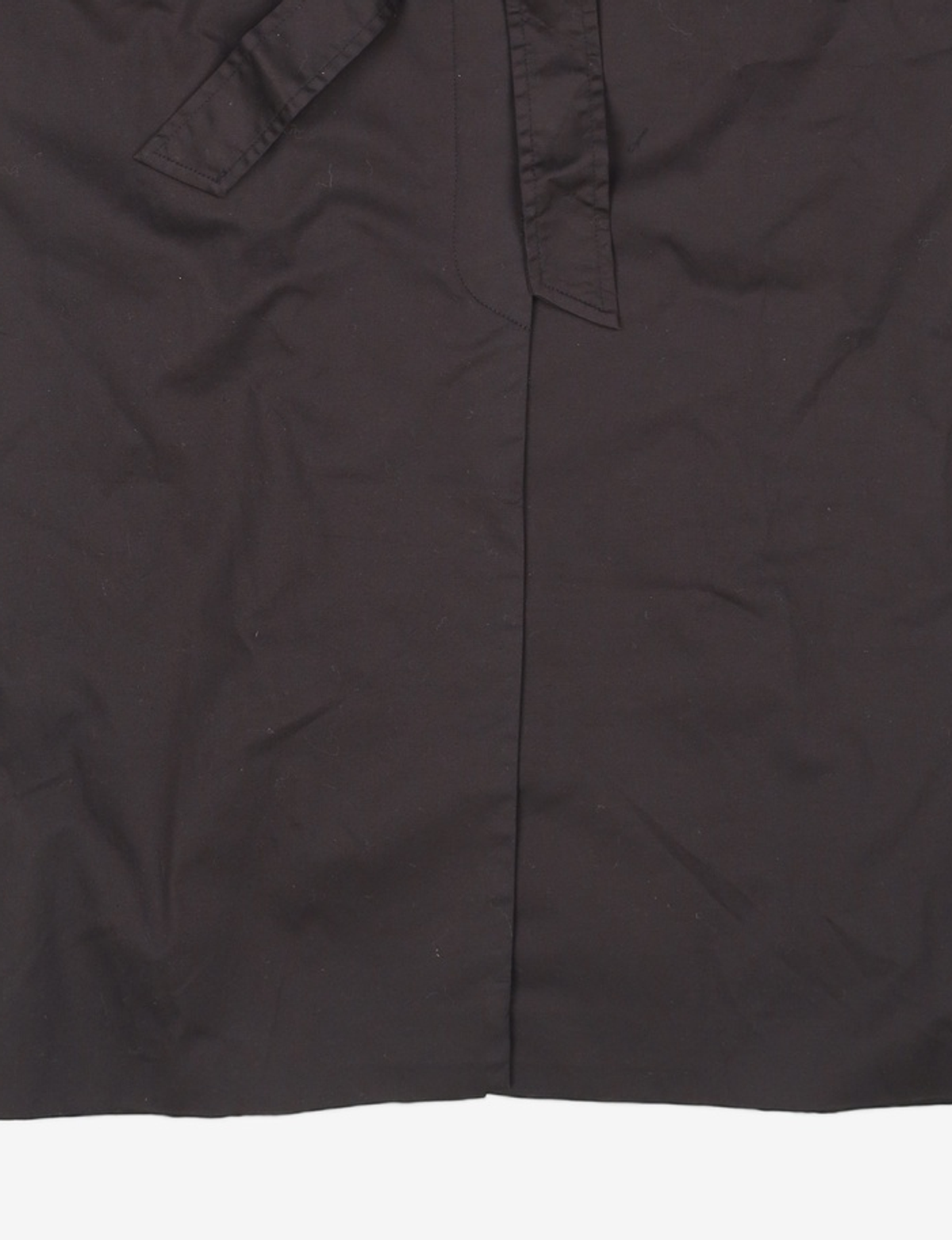 몽돌(MONGDOL) 코튼 트렌치 맥코트 블랙 MDCT003BLACK FREE