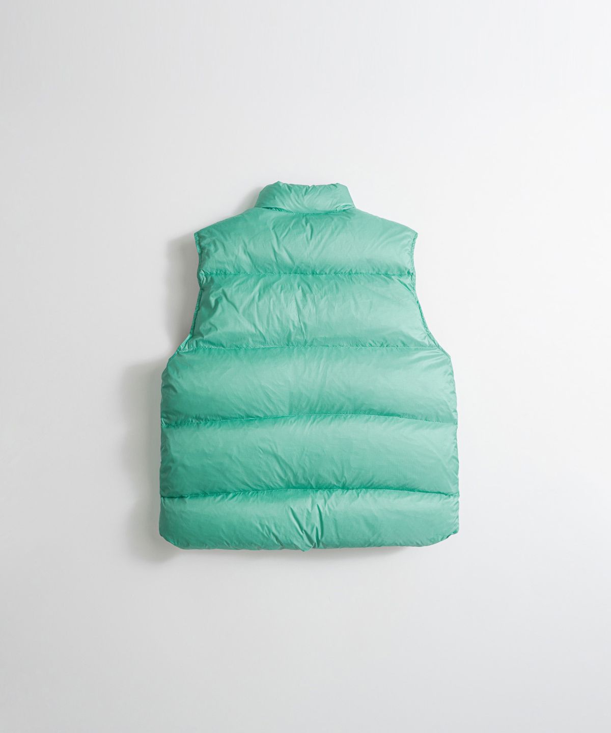 비헤비어(BEHEAVYER) REVERSIBLE DUCK DOWN VEST mint/brown