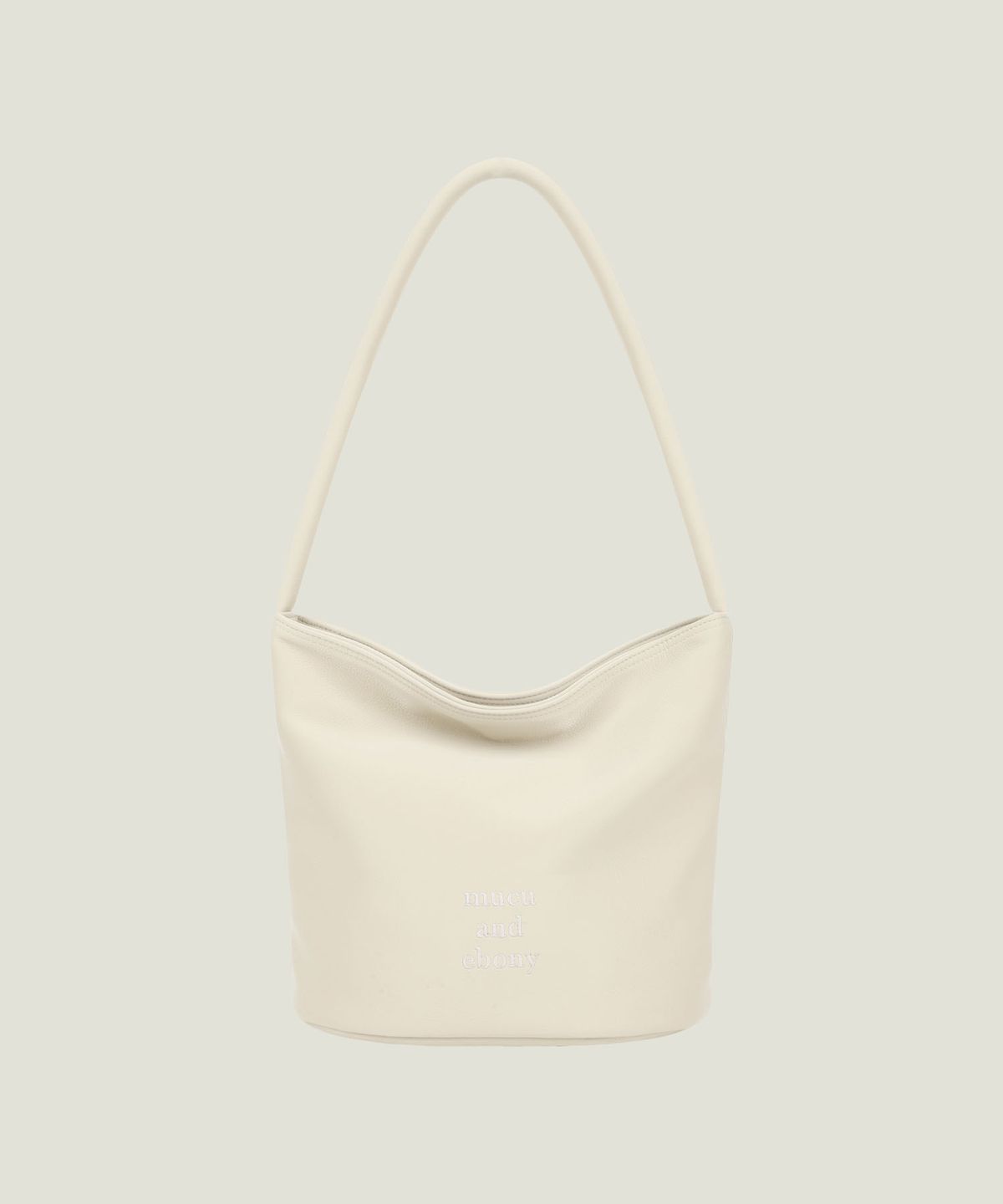 무쿠앤에보니(MUCU AND EBONY) Near Bucket Bag _ Cream Beige